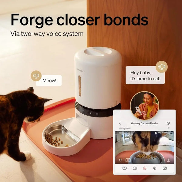 Smart Pet Feeder with Camera